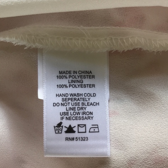 CeCe Floral Chiffon Tie-Neck Dress 12 Garden Party Ruffle Sheer Sleeve - Picture 14 of 17